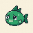Kelp, a seafoam fish bloop, feeling sick